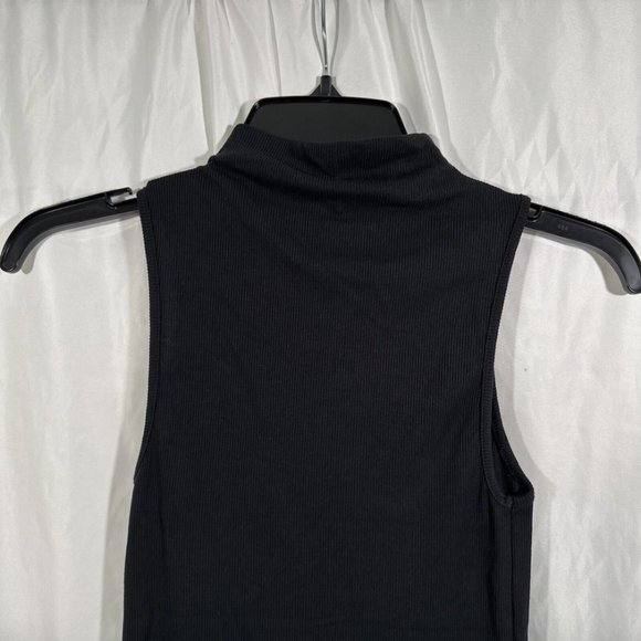 Sweaty Betty Tops - NWT Sweaty Betty [ XS‎ 4 ] Eden High Neck Rib Tank Top in Black #5927